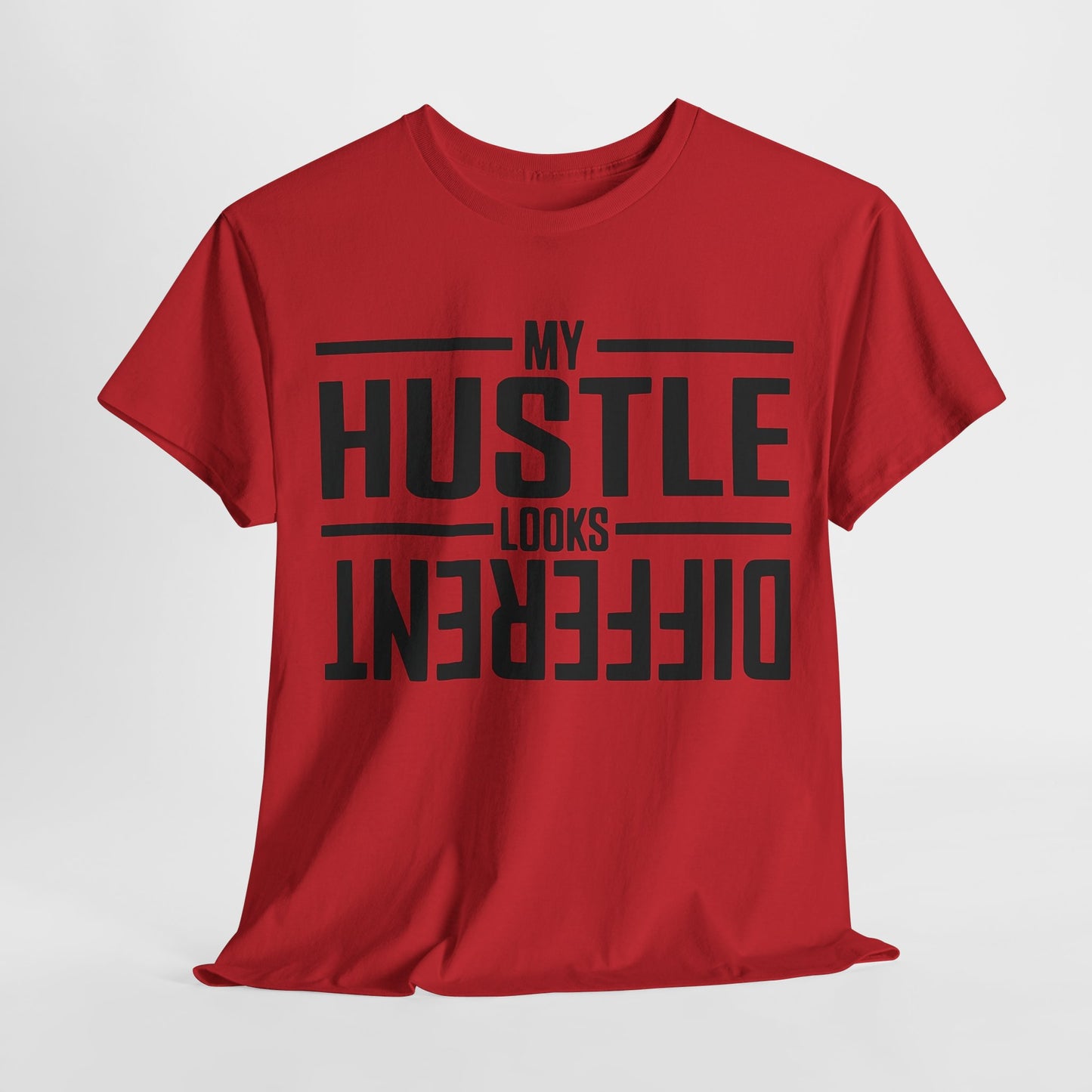 My Hustle Is Different T shirt  (Black)