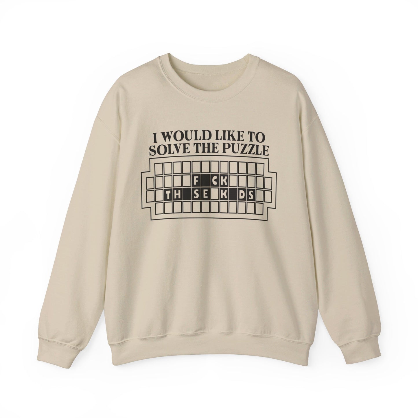 I Would Like to Solve the Puzzle Crewneck Sweatshirt