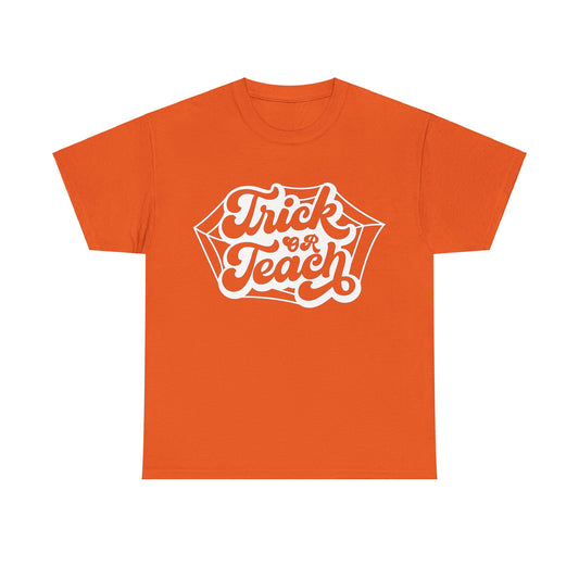 Trick or Teach(white) Halloween Tshirt