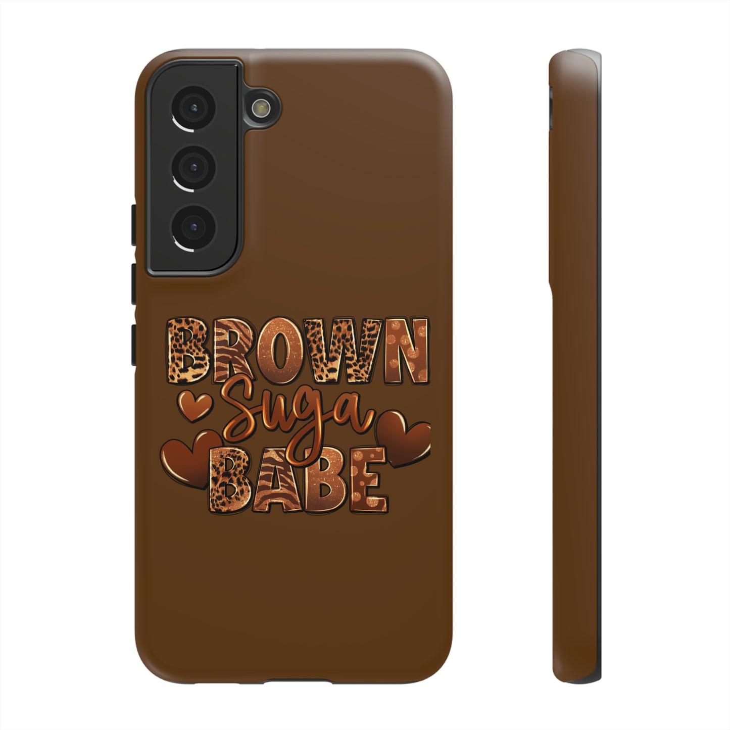 Brown Suga Babe Tough Phone Cases