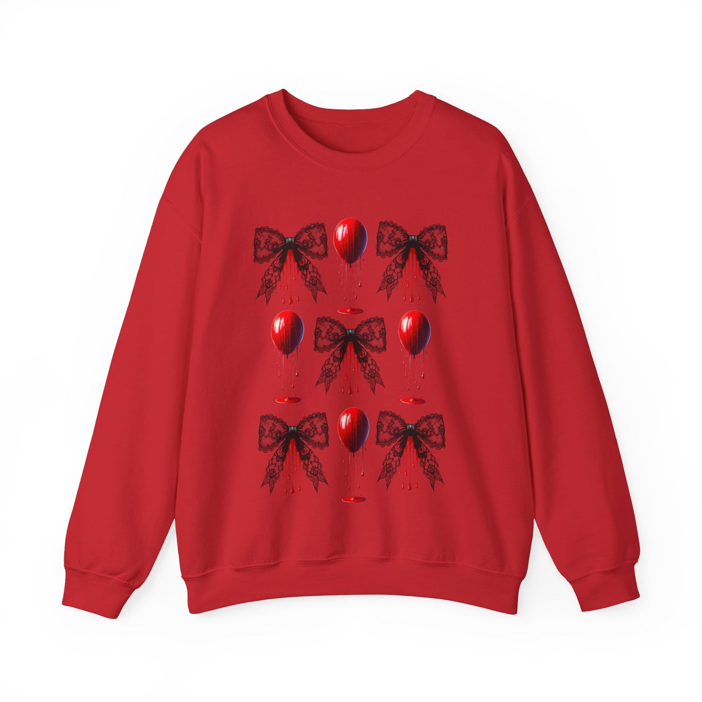 Pennywise Halloween Coquette Bow Crewneck Sweatshirt