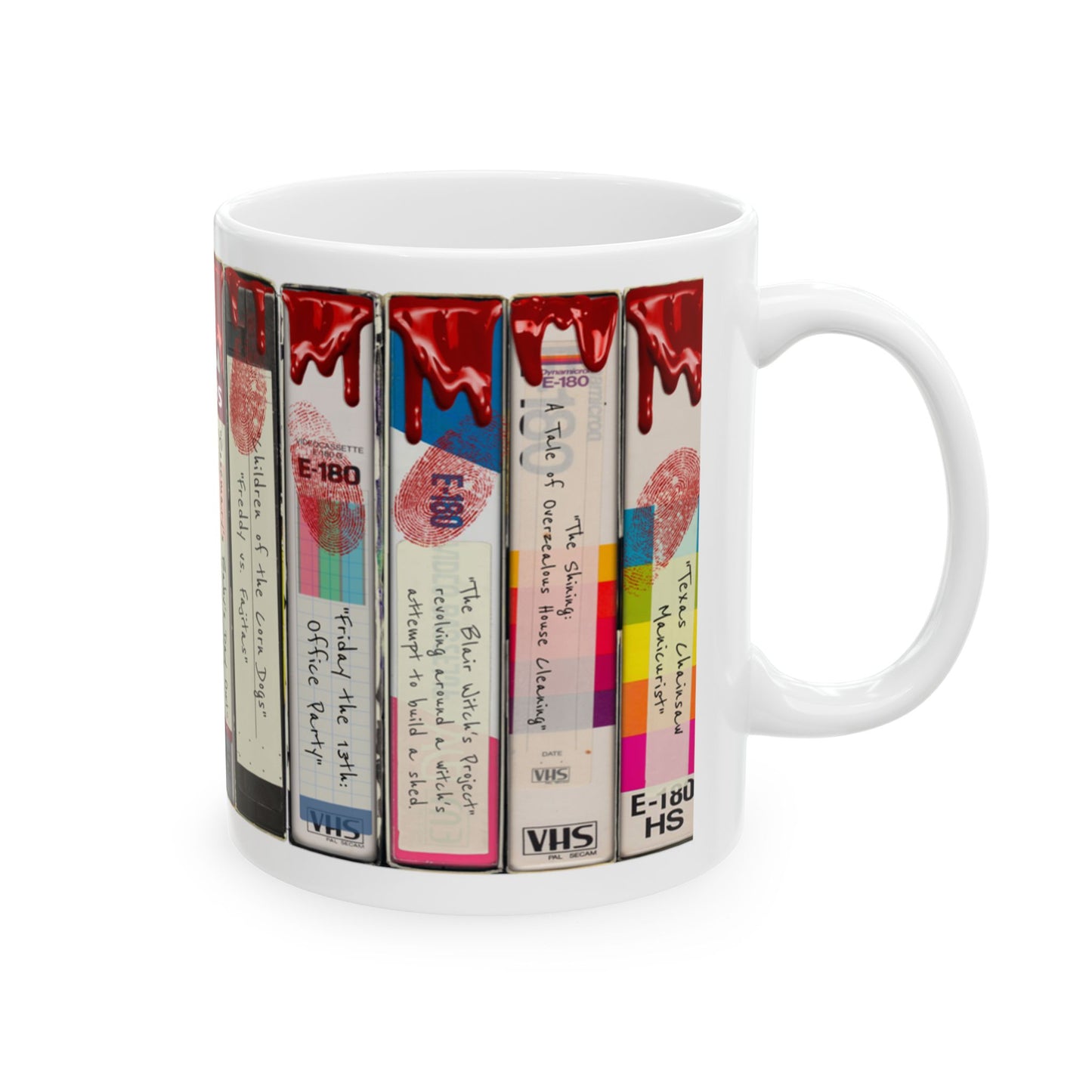 VHS parody to horror movies Mug, (11oz, 15oz)