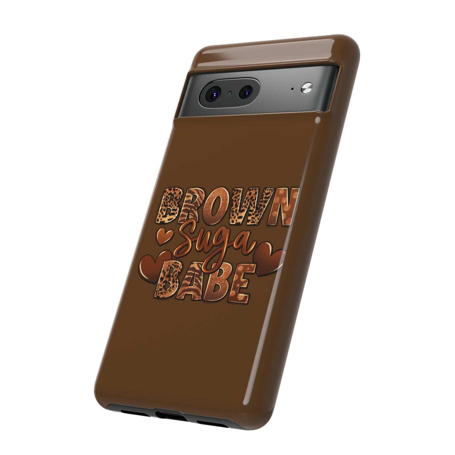 Brown Suga Babe Tough Phone Cases