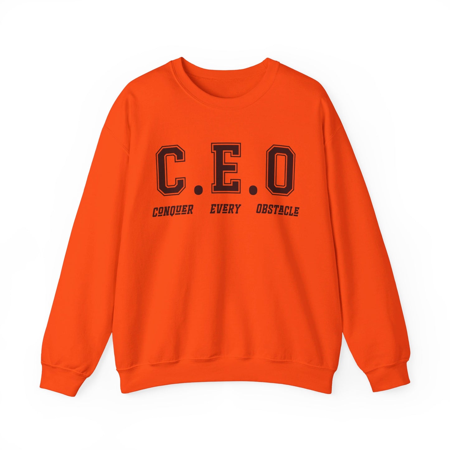 CEO: Conquer Every Obstacle Crewneck Sweatshirt