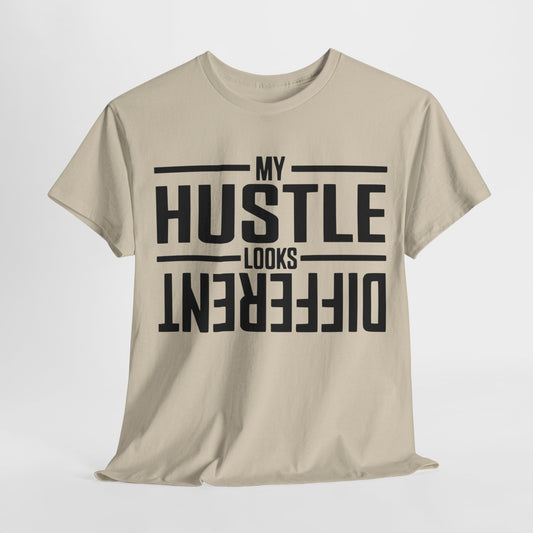 My Hustle Is Different T shirt  (Black)