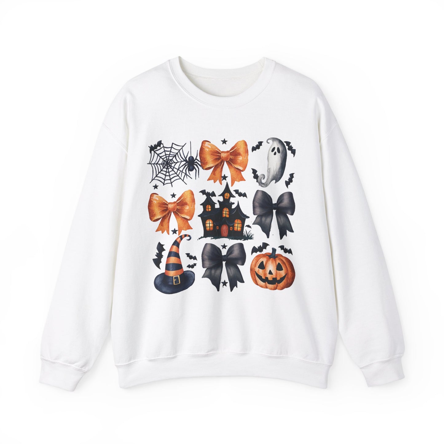 Halloween Coquette Bow Crewneck Sweatshirt