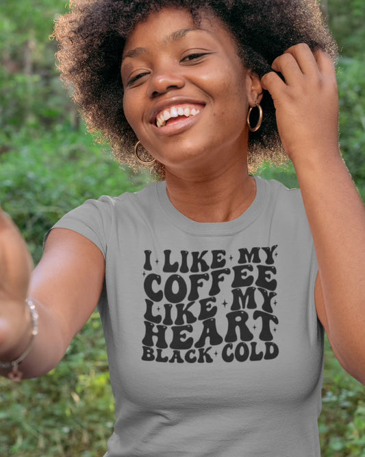 Black Heart, Cold Coffee T-shirt