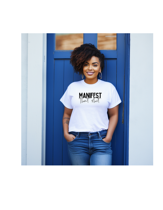 Manifest That Shit Bundle: T-Shirt and Coffee Mug